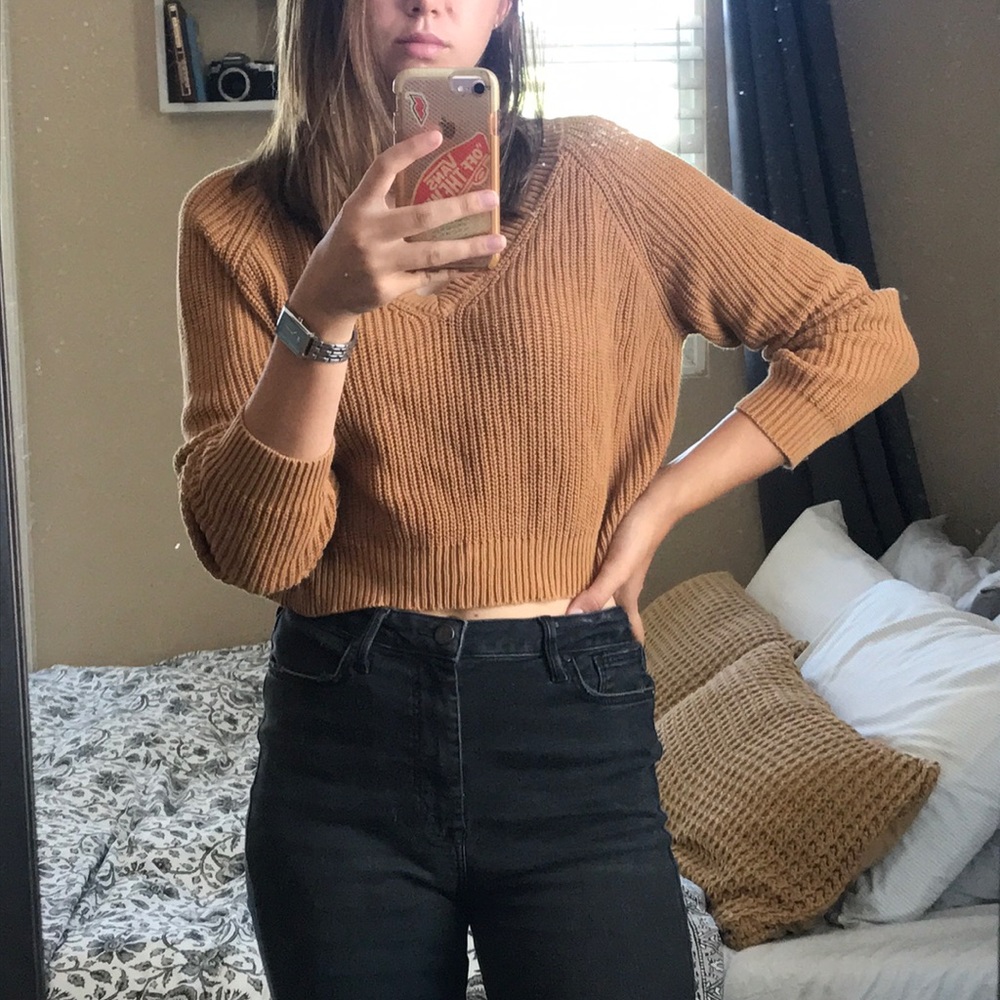 Orange forever 21 sweater
